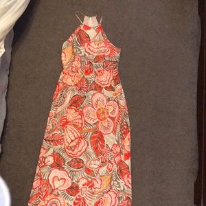 Loft floral maxi dress